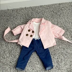 Target Pink Jacket and Blue Pants Doll Outfit
